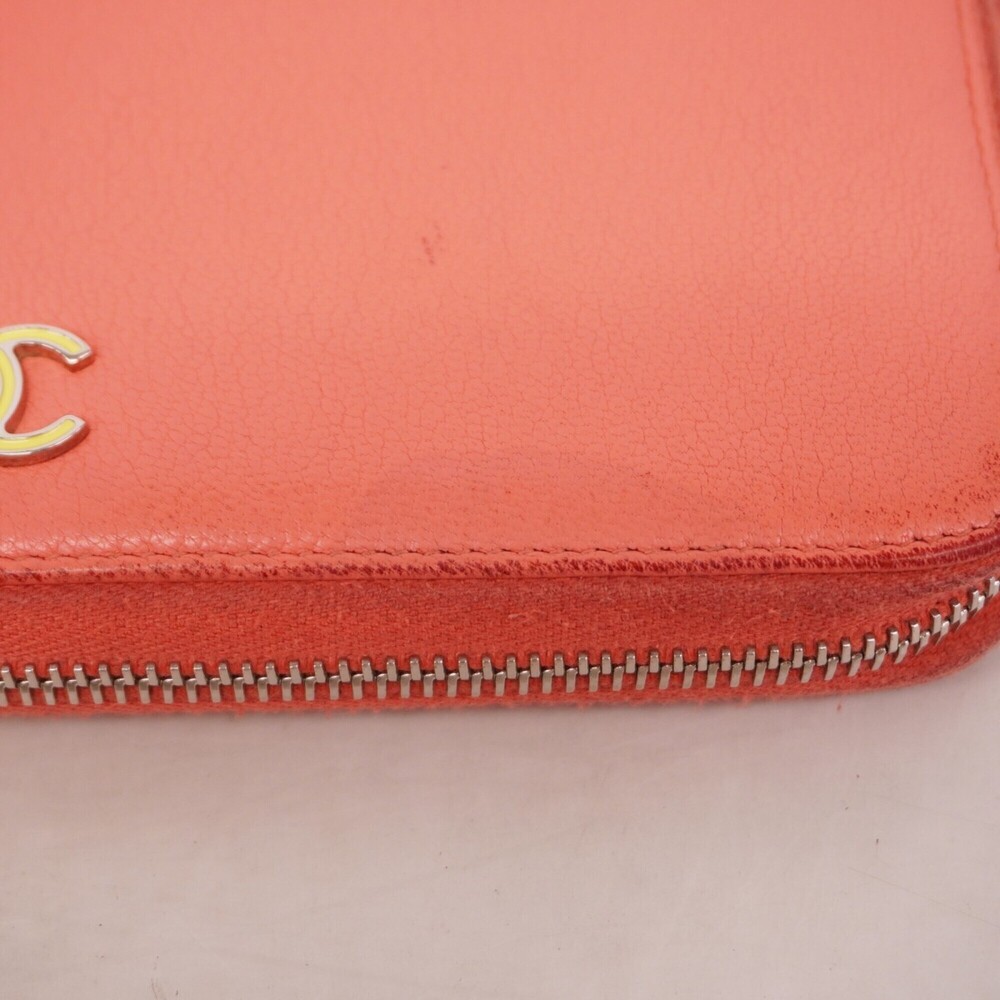 CHANEL Pink Leather Wallet - Picture 7 of 11